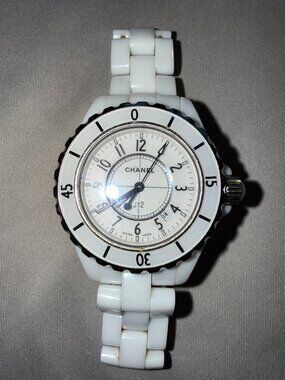 CHANEL J12 Sport Watch- White Ceramic-Date